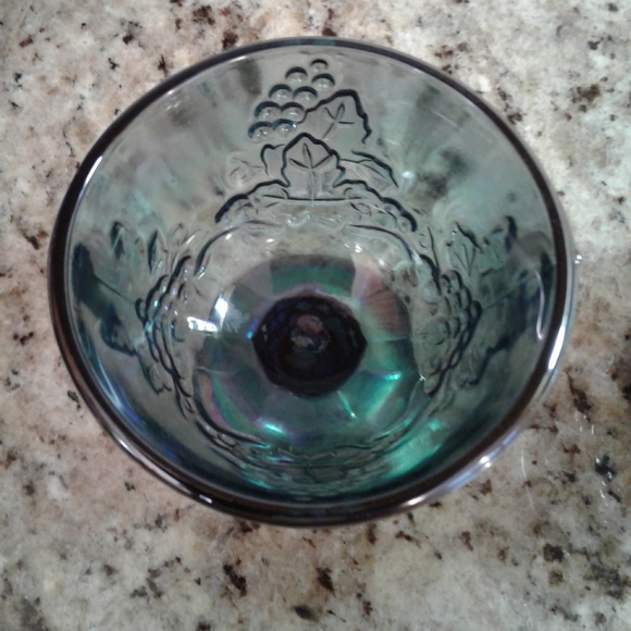 Vintage Indiana Glass Blue Sugar & Creamer - Picture 5 of 5